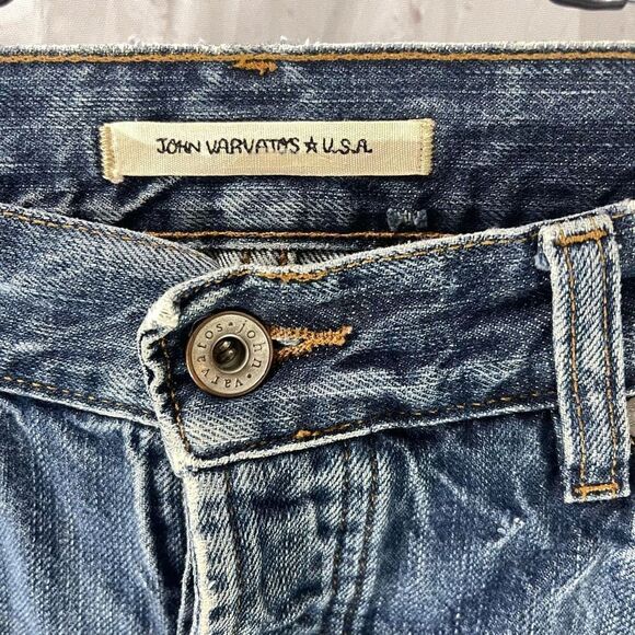 John Varvatos USA Button Fly Jeans 30R - Picture 3 of 9